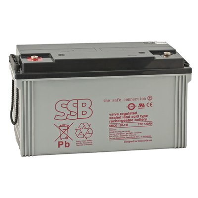 Akumulator żelowy GEL 120 Ah/12 V DC, SBLCG 120-12i