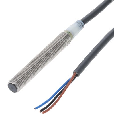 Czujnik indukcyjny zbliżeniowy, stal nierdzewna, średnica czujnika 8 mm, 10..32 V DC, E2A-S08LS02-WP-C1 2M