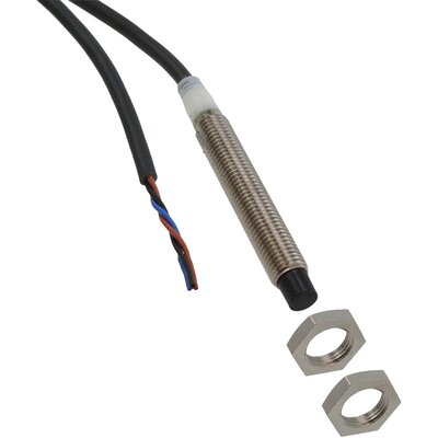 Czujnik indukcyjny zbliżeniowy, stal nierdzewna, średnica czujnika 8 mm, 10..32 V DC, E2A-S08LN04-WP-B1 2M