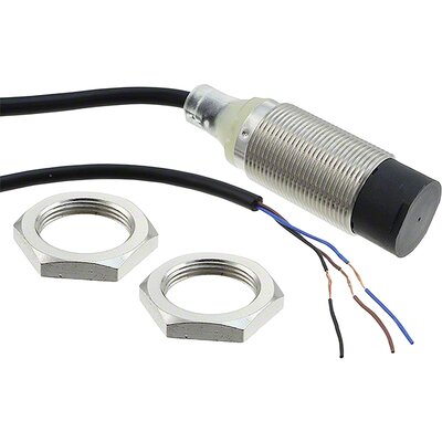 Czujnik indukcyjny zbliżeniowy, niklowany mosiądz, średnica czujnika 18 mm, 10..30 V DC, E2B-M18KN10-WP-B1 5M
