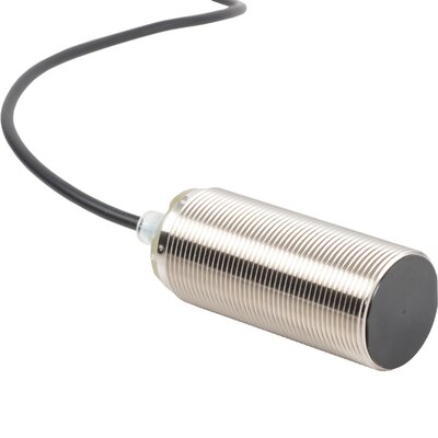 Czujnik indukcyjny zbliżeniowy, niklowany mosiądz, średnica czujnika 30 mm, 10..30 V DC, E2B-M30KS15-WP-C2 2M