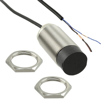 Czujnik indukcyjny zbliżeniowy, niklowany mosiądz, średnica czujnika 30 mm, 10..30 V DC, E2B-M30LN20-WP-B2 2M