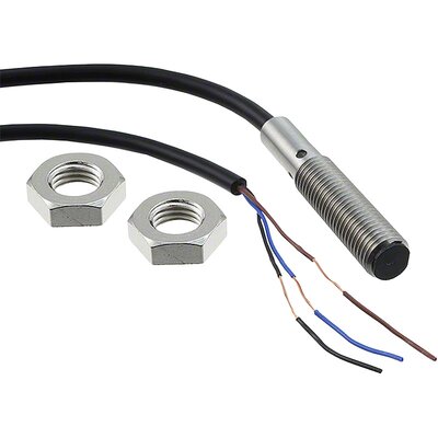 Czujnik indukcyjny zbliżeniowy, stal nierdzewna, średnica czujnika 8 mm, 10..30 V DC, E2B-S08KS01-WP-C1 5M