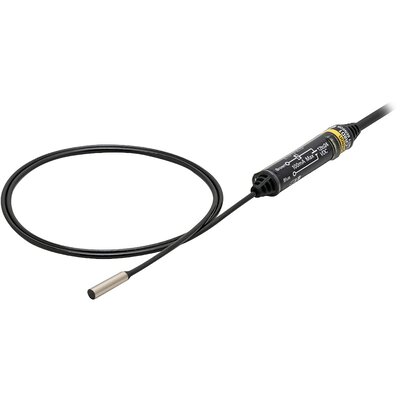 Czujnik indukcyjny zbliżeniowy, mosiądz, średnica czujnika 3 mm, 10..30 V DC, E2EC-CR8D2 2M