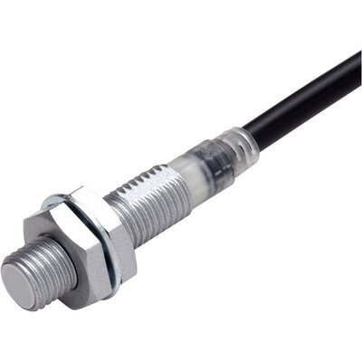 Czujnik indukcyjny zbliżeniowy, mosiądz pokryty PTFE, średnica czujnika 8 mm, 10..30 V DC, E2EQ-X2C18 2M