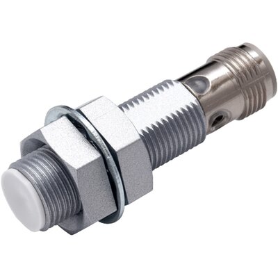 Czujnik indukcyjny zbliżeniowy, mosiądz pokryty PTFE, średnica czujnika 12 mm, 10..30 V DC, E2EQ-X6C112-M1