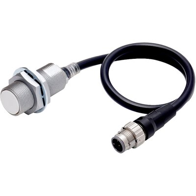 Czujnik indukcyjny zbliżeniowy, mosiądz pokryty PTFE, średnica czujnika 18 mm, 10..30 V DC, E2EQ-X8B1T18-M1TJ 0.3M