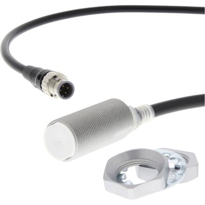 Czujnik indukcyjny zbliżeniowy, mosiądz pokryty PTFE, średnica czujnika 18 mm, 10..30 V DC, E2EQ-X11D218-M1TGJ-T 0.3M