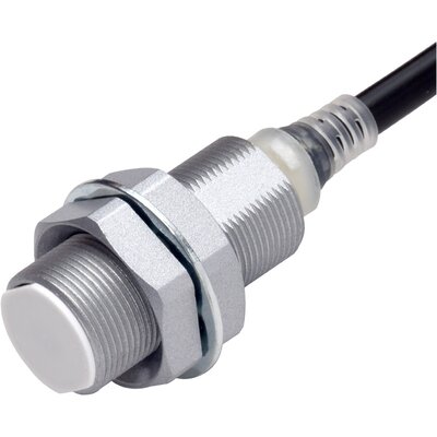 Czujnik indukcyjny zbliżeniowy, mosiądz pokryty PTFE, średnica czujnika 18 mm, 10..30 V DC, E2EQ-X12C118 2M