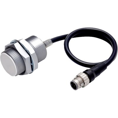 Czujnik indukcyjny zbliżeniowy, mosiądz pokryty PTFE, średnica czujnika 30 mm, 10..30 V DC, E2EQ-X22B1T30-M1TJ 0.3M