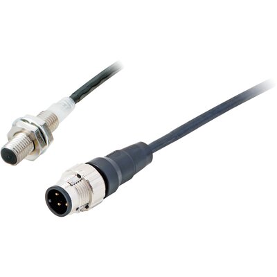 Czujnik indukcyjny zbliżeniowy, stal nierdzewna, średnica czujnika 8 mm, 10..30 V DC, E2ER-X2D2-M1TGJ 0.3M