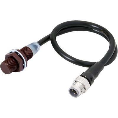 Czujnik indukcyjny zbliżeniowy, stal nierdzewna, średnica czujnika 12 mm, 10..30 V DC, E2EW-QX2B112-M1TJ 0.3M