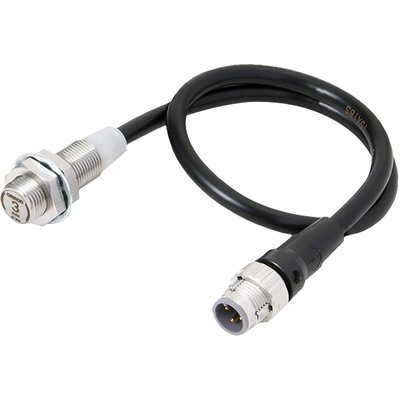 Czujnik indukcyjny zbliżeniowy, stal nierdzewna, średnica czujnika 12 mm, 10..30 V DC, E2EW-X3D112-M1TGJ 0.3M