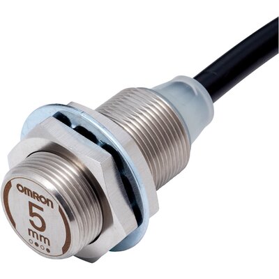Czujnik indukcyjny zbliżeniowy, stal nierdzewna, średnica czujnika 18 mm, 10..30 V DC, E2EW-X5B118 2M
