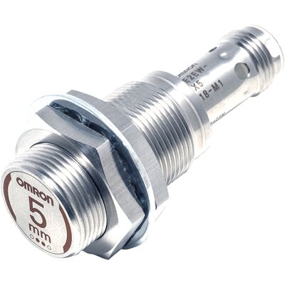 Czujnik indukcyjny zbliżeniowy, stal nierdzewna, średnica czujnika 18 mm, 10..30 V DC, E2EW-X5B118-M1