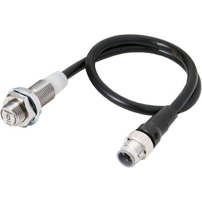 Czujnik indukcyjny zbliżeniowy, stal nierdzewna, średnica czujnika 12 mm, 10..30 V DC, E2EW-X6B1T12-M1TJ 0.3M