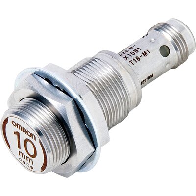 Czujnik indukcyjny zbliżeniowy, stal nierdzewna, średnica czujnika 18 mm, 10..30 V DC, E2EW-X10C118-M1