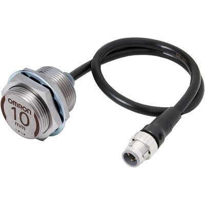 Czujnik indukcyjny zbliżeniowy, stal nierdzewna, średnica czujnika 30 mm, 10..30 V DC, E2EW-X10B230-M1TJ 0.3M