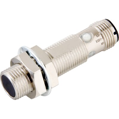 Czujnik indukcyjny zbliżeniowy, niklowany mosiądz, średnica czujnika 12 mm, 10..30 V DC, E2E-X4B212-M1