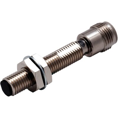 Czujnik indukcyjny zbliżeniowy, niklowany mosiądz, średnica czujnika 8 mm, 10..30 V DC, E2E-X4C2L8-M1