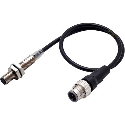 Czujnik indukcyjny zbliżeniowy, niklowany mosiądz, średnica czujnika 8 mm, 10..30 V DC, E2E-X3B1TL8-M1TJ 0.3M