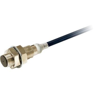 Czujnik indukcyjny zbliżeniowy, niklowany mosiądz, średnica czujnika 12 mm, 10..30 V DC, E2E-X6B3D12 2M