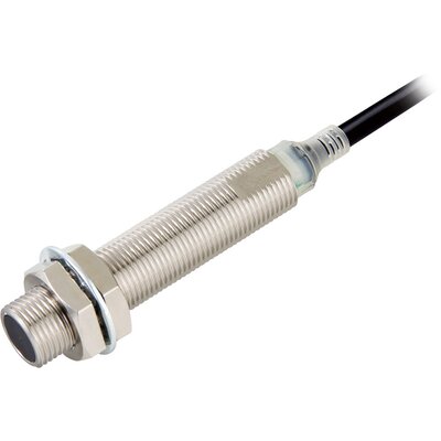 Czujnik indukcyjny zbliżeniowy, niklowany mosiądz, średnica czujnika 12 mm, 10..30 V DC, E2E-X3D1L 5M