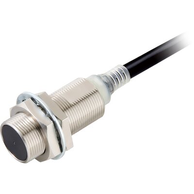 Czujnik indukcyjny zbliżeniowy, niklowany mosiądz, średnica czujnika 18 mm, 10..30 V DC, E2E-X5D2-N 5M