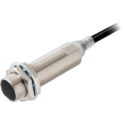 Czujnik indukcyjny zbliżeniowy, niklowany mosiądz, średnica czujnika 18 mm, 10..30 V DC, E2E-X7D2-N 10M