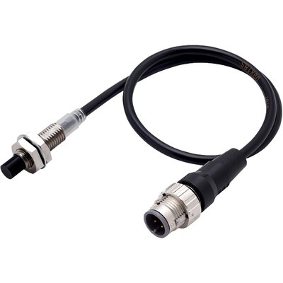 Czujnik indukcyjny zbliżeniowy, stal nierdzewna, średnica czujnika 8 mm, 10..30 V DC, E2E-X6MD28-M1TGJ-T 0.3M