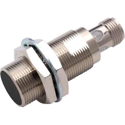 Czujnik indukcyjny zbliżeniowy, niklowany mosiądz, średnica czujnika 18 mm, 10..30 V DC, E2E-X8B1D18-M1