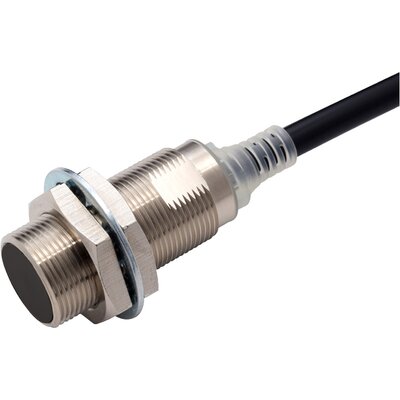 Czujnik indukcyjny zbliżeniowy, niklowany mosiądz, średnica czujnika 18 mm, 10..30 V DC, E2E-X5B1T18 5M