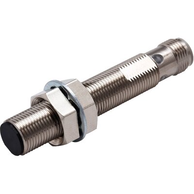 Czujnik indukcyjny zbliżeniowy, niklowany mosiądz, średnica czujnika 12 mm, 10..30 V DC, E2E-X6B2L12-M1