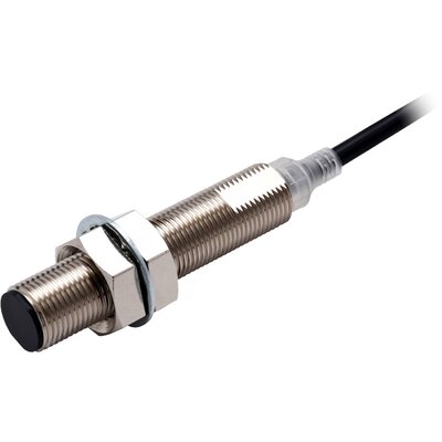 Czujnik indukcyjny zbliżeniowy, niklowany mosiądz, średnica czujnika 12 mm, 10..30 V DC, E2E-X9C2L12 2M
