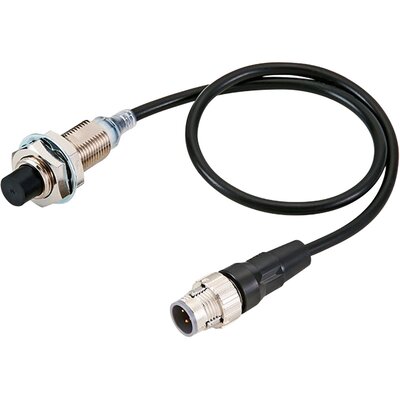 Czujnik indukcyjny zbliżeniowy, niklowany mosiądz, średnica czujnika 12 mm, 10..30 V DC, E2E-X10MD112-M1TGJ 0.3M