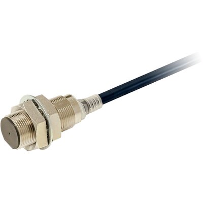 Czujnik indukcyjny zbliżeniowy, niklowany mosiądz, średnica czujnika 18 mm, 10..30 V DC, E2E-X14C118 2M