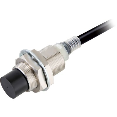 Czujnik indukcyjny zbliżeniowy, niklowany mosiądz, średnica czujnika 18 mm, 10..30 V DC, E2E-X16MC118 2M