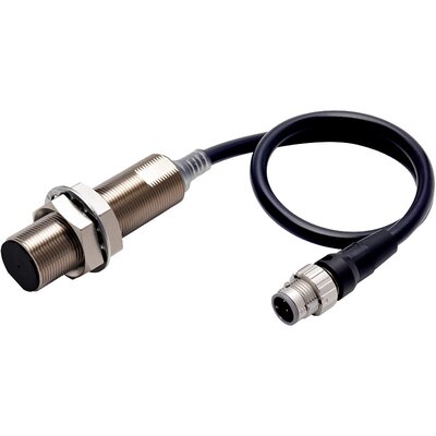 Czujnik indukcyjny zbliżeniowy, niklowany mosiądz, średnica czujnika 18 mm, 10..30 V DC, E2E-X14B1TL18-M1TJ 0.3M