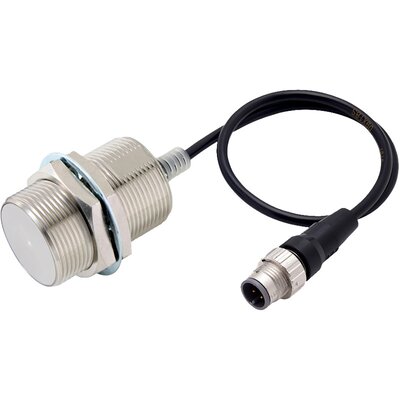 Czujnik indukcyjny zbliżeniowy, niklowany mosiądz, średnica czujnika 30 mm, 10..30 V DC, E2E-X15D1-M1TJ-T 0.3M