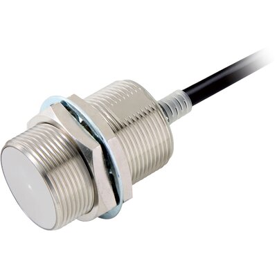 Czujnik indukcyjny zbliżeniowy, niklowany mosiądz, średnica czujnika 30 mm, 10..30 V DC, E2E-X15D2-T 2M