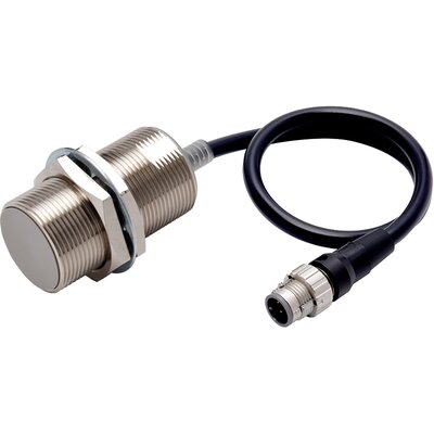Czujnik indukcyjny zbliżeniowy, niklowany mosiądz, średnica czujnika 30 mm, 10..30 V DC, E2E-X15B1TL30-M1TJ 0.3M
