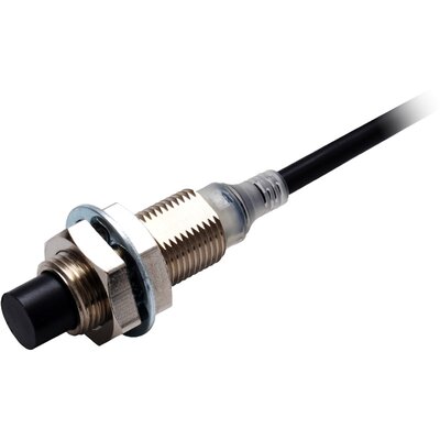 Czujnik indukcyjny zbliżeniowy, niklowany mosiądz, średnica czujnika 12 mm, 10..30 V DC, E2E-X16MC212 2M