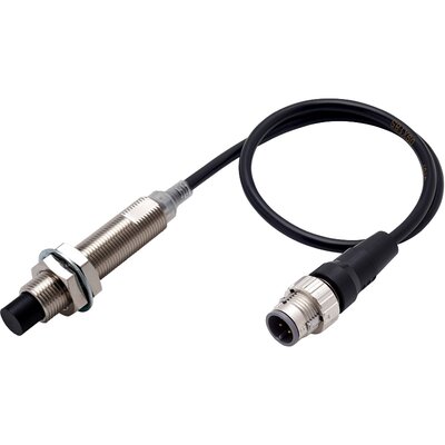 Czujnik indukcyjny zbliżeniowy, niklowany mosiądz, średnica czujnika 12 mm, 10..30 V DC, E2E-X10MB1TL12-M1TJ 0.3M