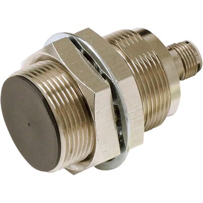 Czujnik indukcyjny zbliżeniowy, niklowany mosiądz, średnica czujnika 30 mm, 10..30 V DC, E2E-X22B230-M1