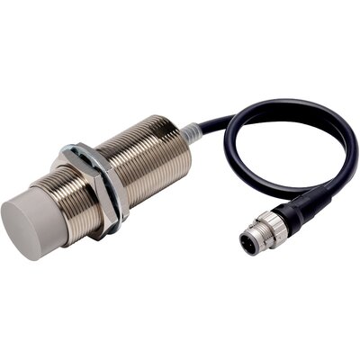 Czujnik indukcyjny zbliżeniowy, niklowany mosiądz, średnica czujnika 30 mm, 10..30 V DC, E2E-X30MB1TL30-M1TJ 0.3M