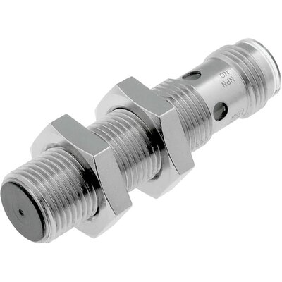 Czujnik indukcyjny zbliżeniowy, stal nierdzewna, średnica czujnika 12 mm, 10..32 V DC, E2A-S12KS04-M5-B2