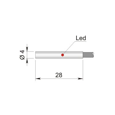 Czujnik indukcyjny SI4-C0.8 PNP NO, I45000007