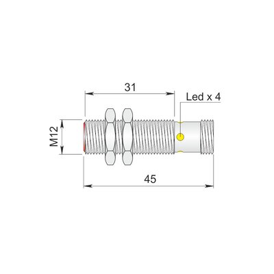 Czujnik indukcyjny SI12SM-C2 PNP NO H S, I12000669