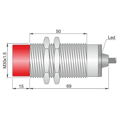Czujnik indukcyjny, ATEX, model SI30-CE15 PNP NO+NC AD3 LC5, Y30000080