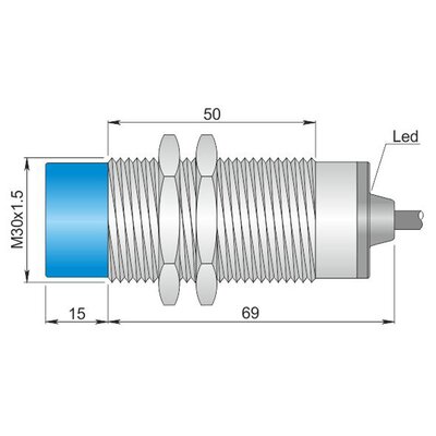 Czujnik indukcyjny, ATEX, model SI30-AE15 NO AD3 LC10, Y30000061